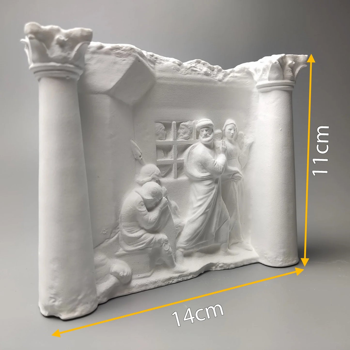 Nordic Art Retro Relief Ornaments Plaster Figure Sculpture Decoration Ornaments Art Home Luxury  Modern Living Room Figurines