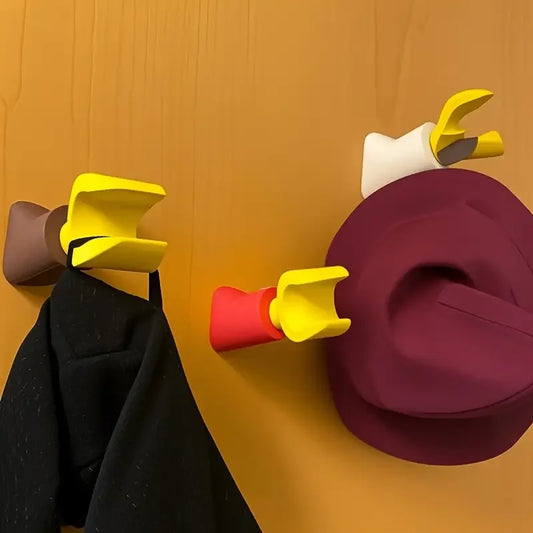 Creative 3D Printed Wall Hook Without Drilling Multifunctional Storage Hook for Hanging Headphones Backpacks Home Decoration