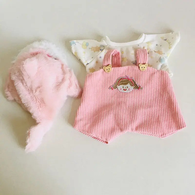 30cm Doll Lina Doll Clothes Plush Toy Set Teddy Bear Kawaii Anime Accessories Dress Up Cute Cartoon Friends Holiday Gift