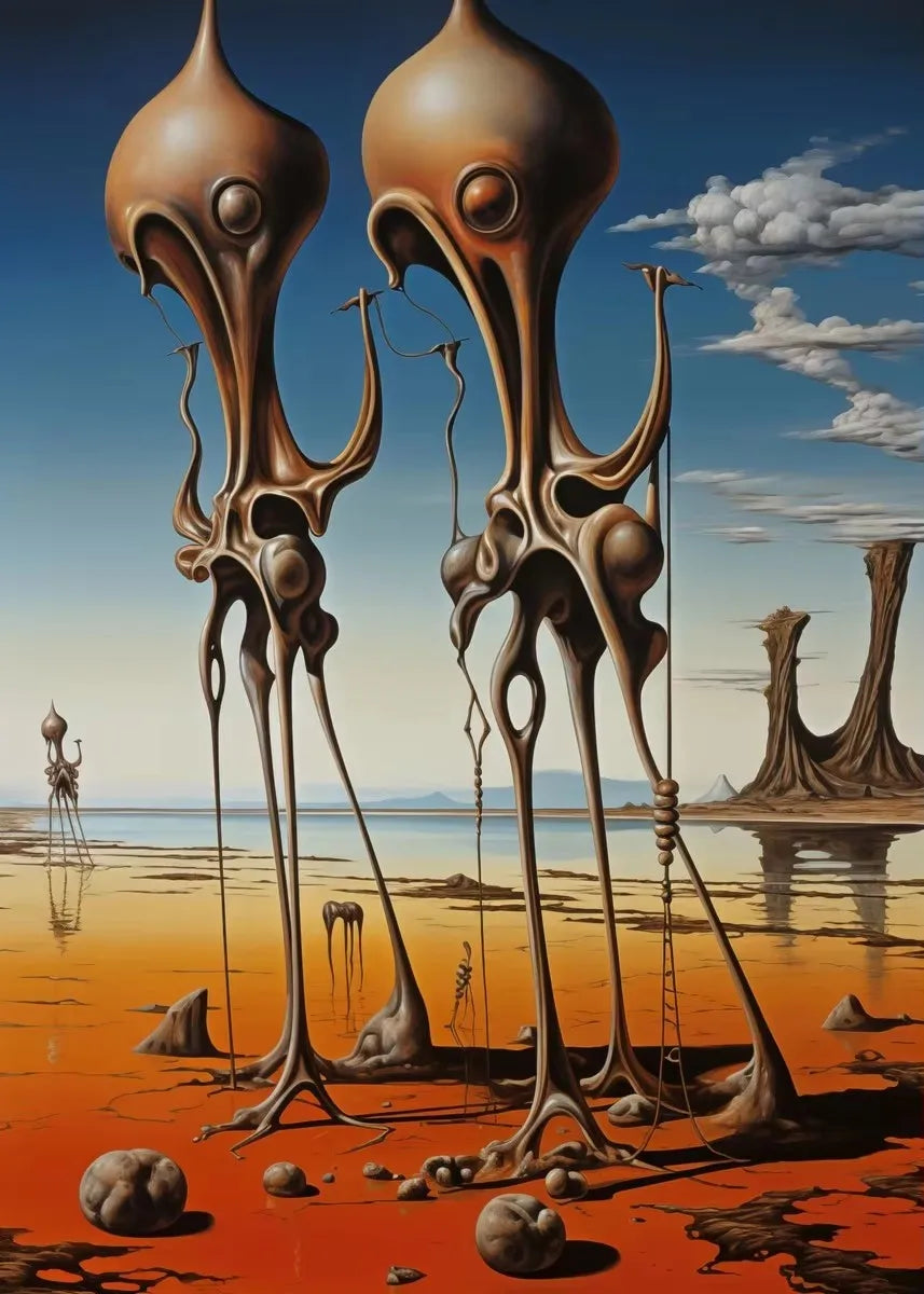Surrealism Salvador Dali Posters and Prints Wall Art Canvas Painting Abstract Picture for Living Room Home Decoration Cuadros
