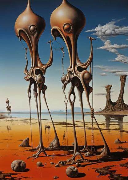 Surrealism Salvador Dali Posters and Prints Wall Art Canvas Painting Abstract Picture for Living Room Home Decoration Cuadros