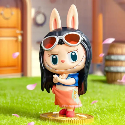 POP MART LABUBU THE MONSTERS x One Piece Series Blind Box Toys Mystery Box Mistery Action Figure Surprise Model Birthday Gift