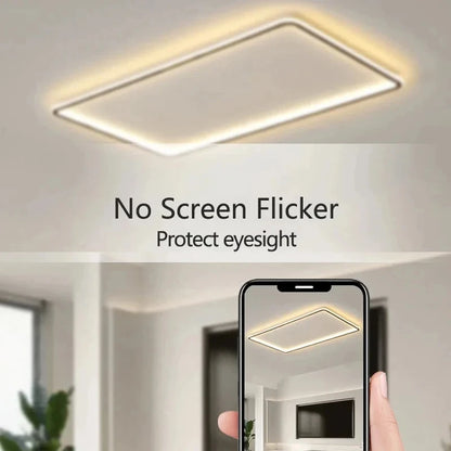 Ultrathin LED Ceiling Lamp Living Room Ceiling Light with Remote Control Modern Bedroom Dining Room Home Decor Lighting Fixture