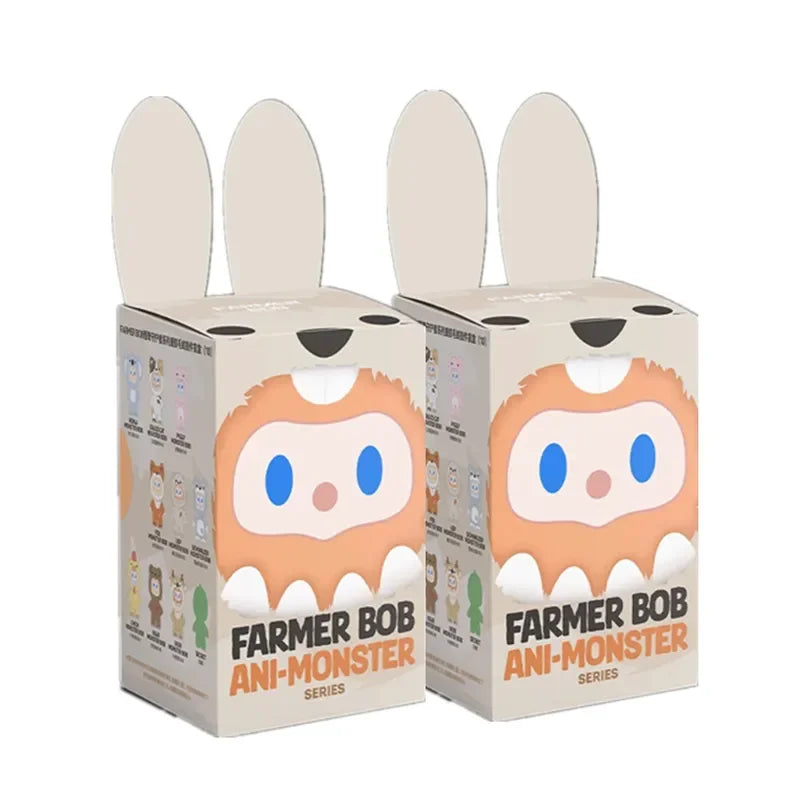 Farmer Bob Ani-Monster Series Plush Blind Box Mystery Box Toys Cute Action Anime Figure Kawaii Model Gift