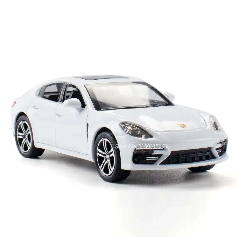 1:32 Panamera 911 Targa 4S Alloy Toys Diecast Models Cars Doors Opened Sports Car Models Light Music Vehicle Boys Birthday Gifts
