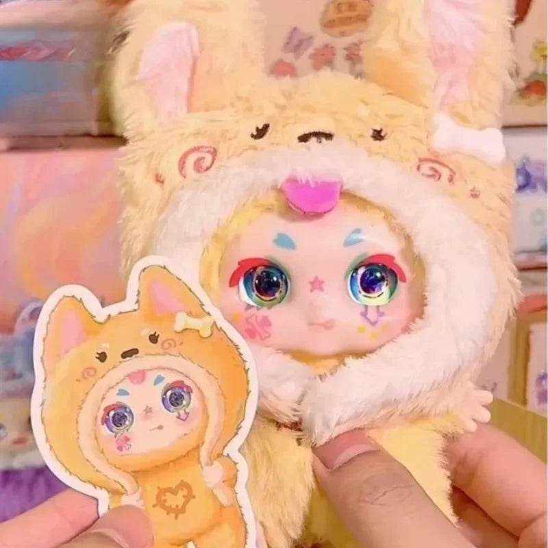 Kimmon Blind Box Mimon Dream of The Field Warm Series Toys  Velvet Time Mystery Box Cute Dolls Decor Bags Pendant Surprise Gifts