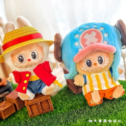 Doll  labubu Clothes Accessories Luffy Zoro Doll Clothes Decoration Pendant Clothes Decoration Clothes Doll Decoration Clothes