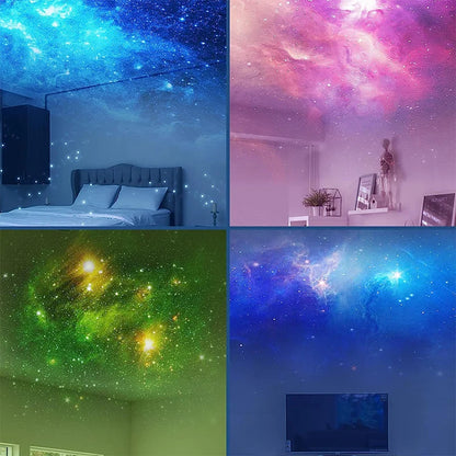Projecteur LED d'étoiles de galaxie, veilleuse de ciel étoilé, lampe d'astronaute pour décoration de chambre à coucher, décoration de maison, cadeaux pour enfants