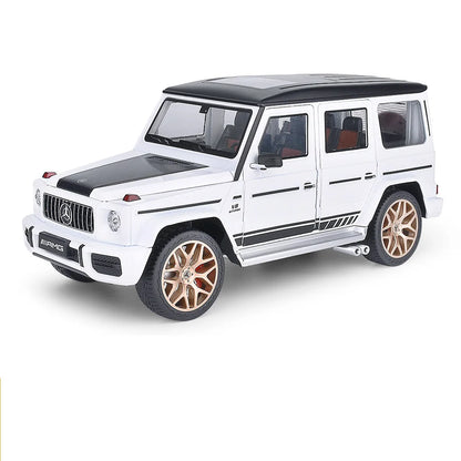 1:18 G63 Night Edition Models Cars Toys Metal Diecast 6 Doors Opened Off-road Vehicle with Light Sound SUV Perfect Gift for Boys
