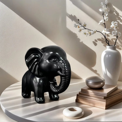 1 Piece of Simple Modern Style Elephant Desktop Ornaments, Cute and Cute Decorative Items