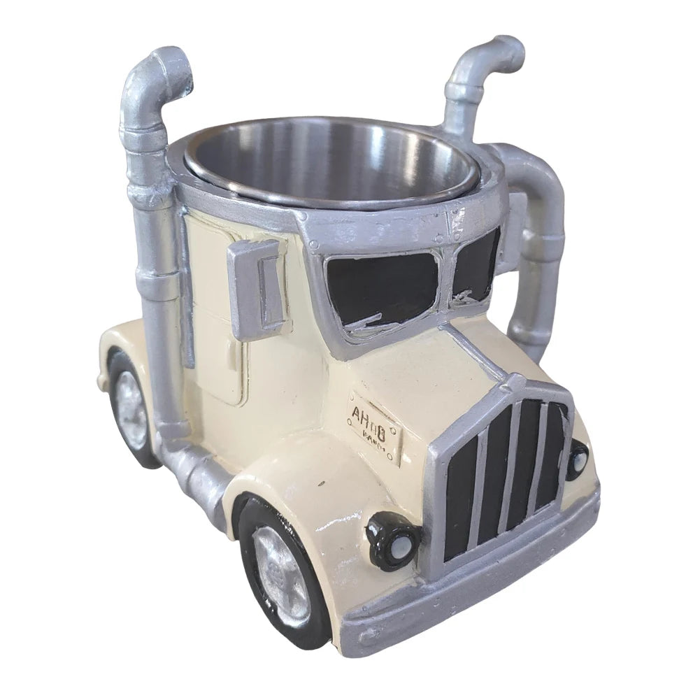 Beetle Car Coffee Mug Funny Semi Truck Heat Resist Coffee Cup Resin Creative Tea Cups Handmade Unique Drinkware for Home Kitchen