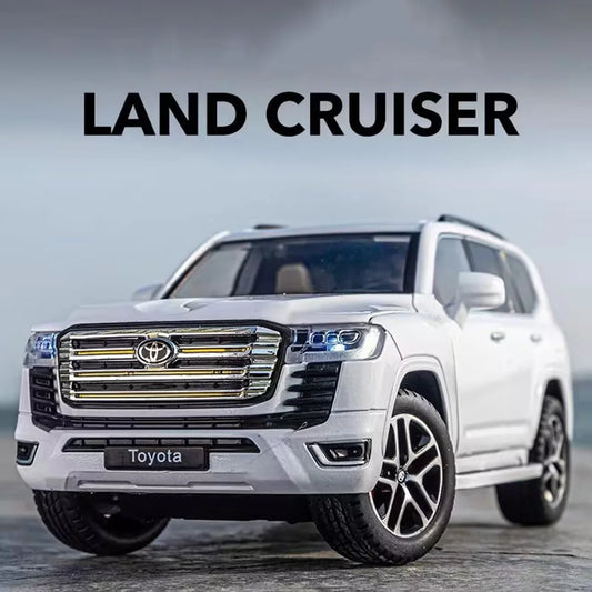 1:24 Land Cruiser Prado LC250 Models Alloy Cars Toys 6 Doors Opened Miniature Car Wheel Pull Back Vehicles Boys Perfect Gifts