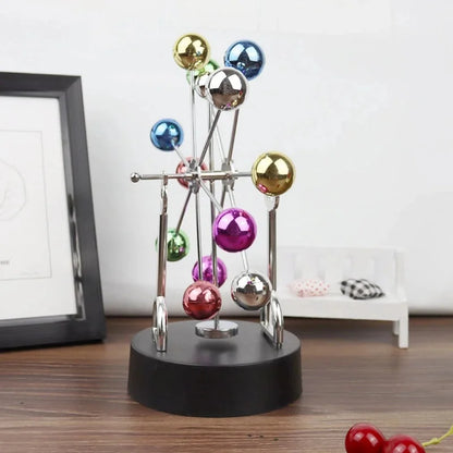 Pendule de Newton à mouvement perpétuel, grande roue miniature, modèle céleste éternel, berceau de Newton, ornements magnétiques, décoration de maison