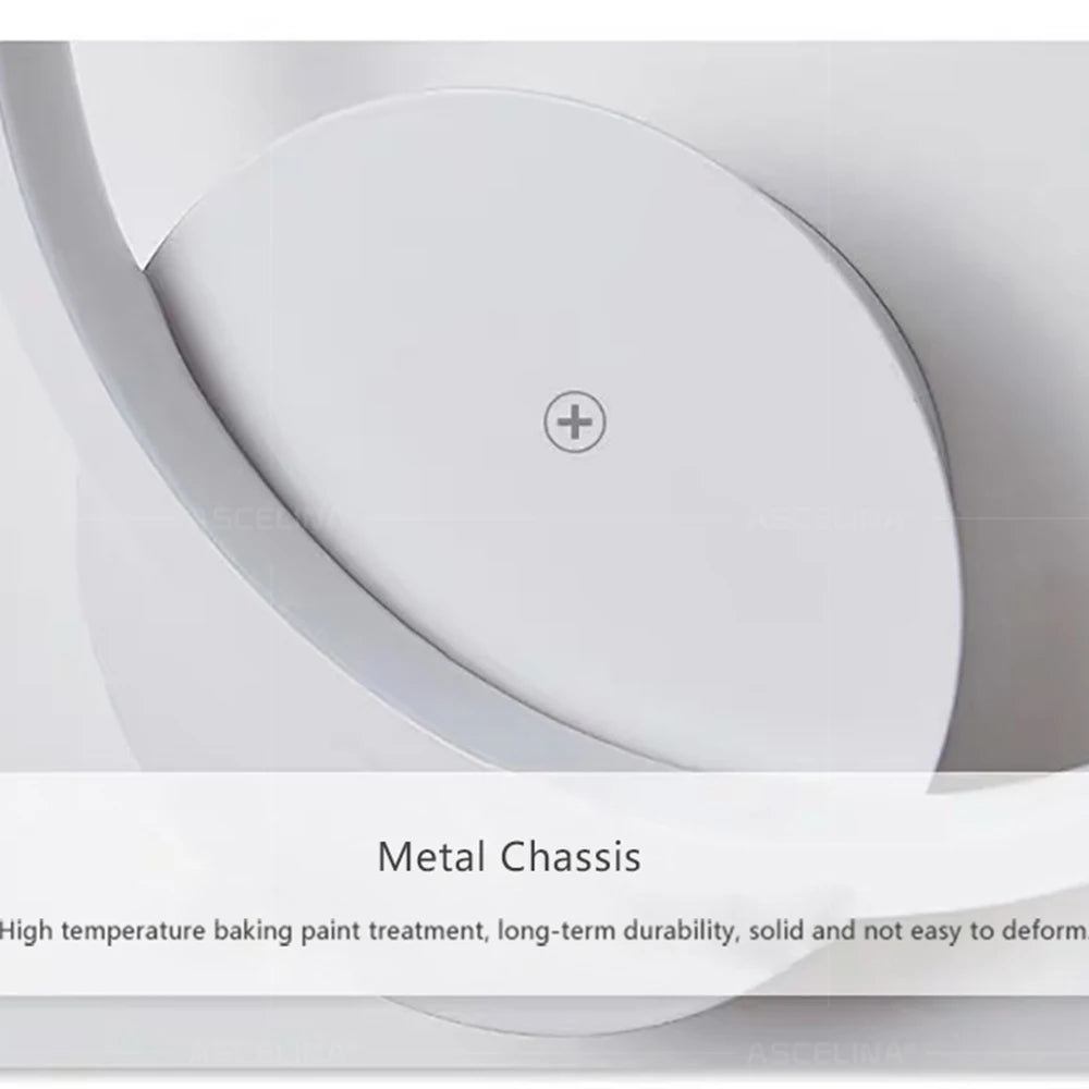 Modern LED Wall Lamp Round Light Aluminium Home Decor For Bedside Living Room Hallway Study Starway Wall Sconce Lighting Fixture