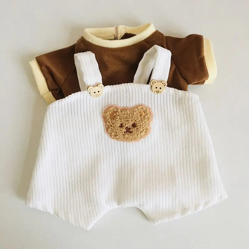 30cm Doll Lina Doll Clothes Plush Toy Set Teddy Bear Kawaii Anime Accessories Dress Up Cute Cartoon Friends Holiday Gift