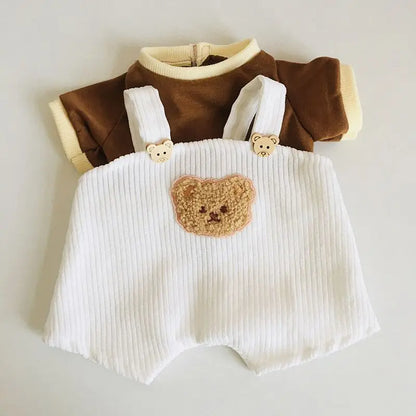 30cm Doll Lina Doll Clothes Plush Toy Set Teddy Bear Kawaii Anime Accessories Dress Up Cute Cartoon Friends Holiday Gift