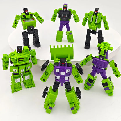 Transformation 6 in 1 Model MINI Devastator 21CM Action Figure Robot Plastic Toys BEST Gift Child Kid