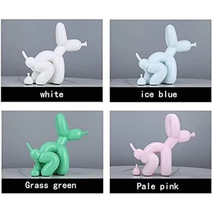Balloon Dog Statue Resin Sculpture Home Decor Modern Desk Office Home Decoration Accessories for Living Room Animal Figures
