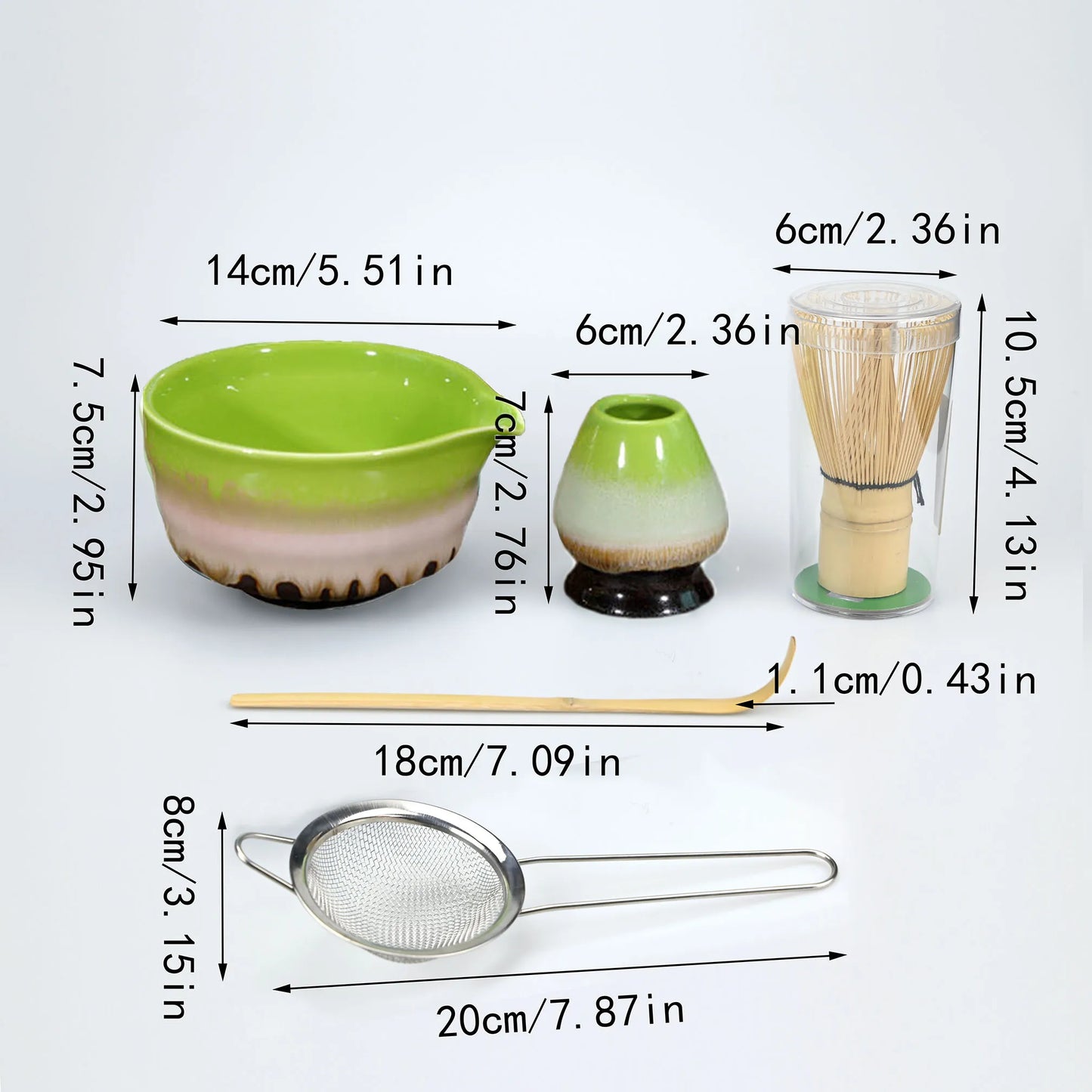 5pcs/set Japanese Style Matcha Tea Set With Tool Rack, Including Bowl, Whisk, Spoon, Great Gift For Ceremony, Traditional Japane