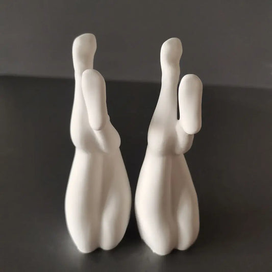 2PCS Human Body Leg Sculpture Decoration Aromatherapy Plaster Desktop Art Aesthetic Nordic Interesting Creative Room Ornament
