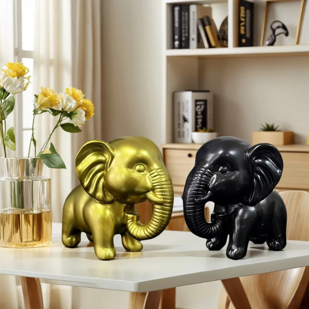 1 Piece of Simple Modern Style Elephant Desktop Ornaments, Cute and Cute Decorative Items