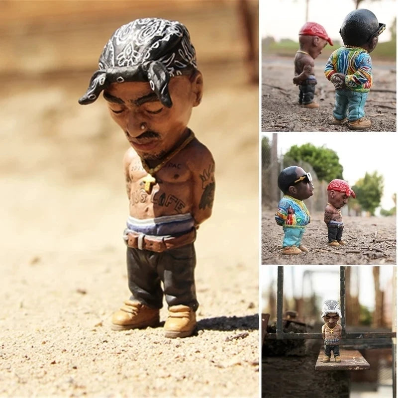 Mode Tupac Rapper Figur Hip Hop Star Guy Pac Snoop Dogg Figur Cool Stuff Figuren Sammlung Modell Kreative Statue