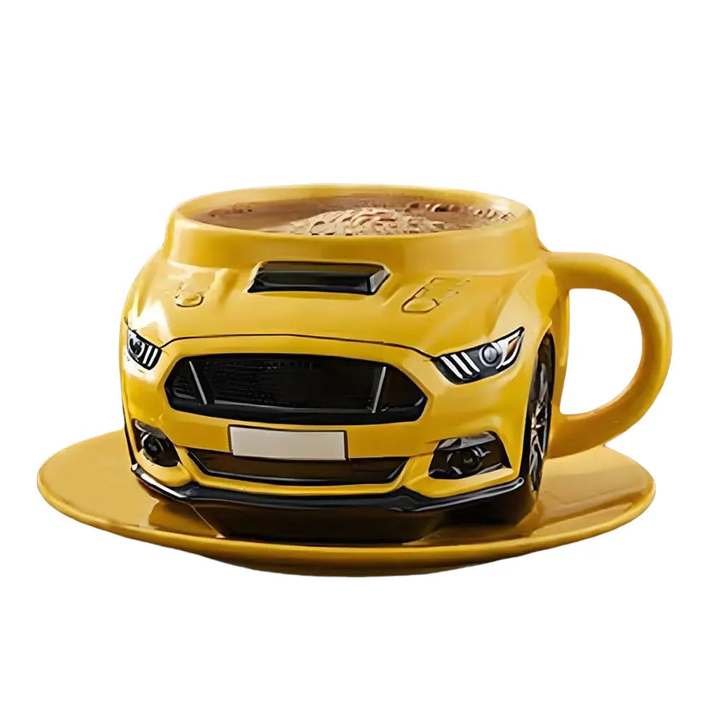 Car Shaped Coffee Cup Creative Novelty Drinkware Funny Gifts for Men Boyfriend Dad Husband Car Lovers