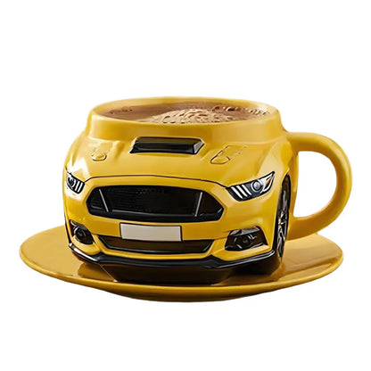 Car Shaped Coffee Cup Creative Novelty Drinkware Funny Gifts for Men Boyfriend Dad Husband Car Lovers