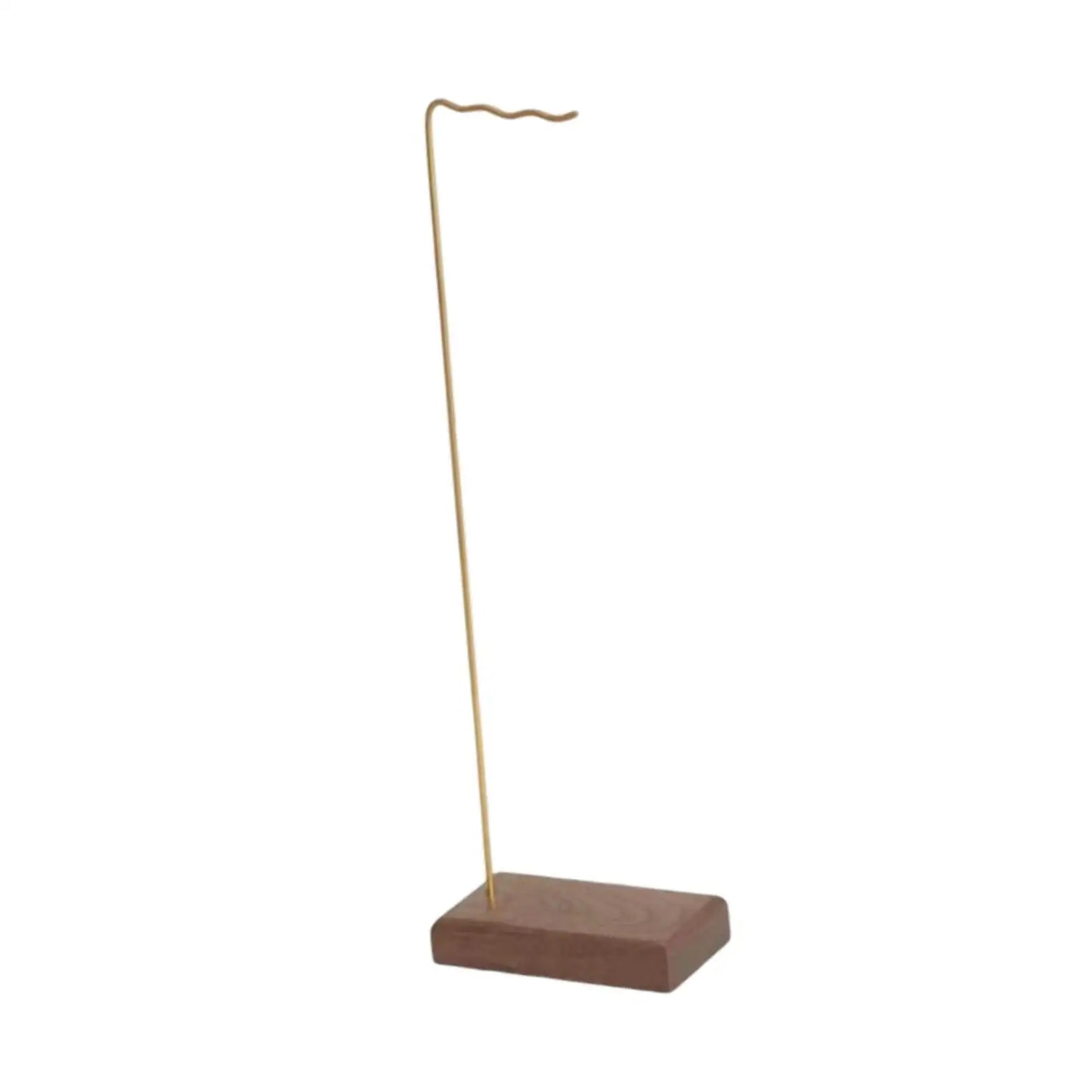 Wind Chime Stand Decoration with Base Desk Stand Indoor Ornament Wood Heavy Duty