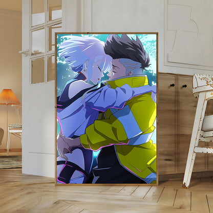Cyberpunk Self-adhesive Poster Anime Movie Wallpaper Figures Wall Art Bedroom HD Decor Gift Home Decoration Painting Pictures