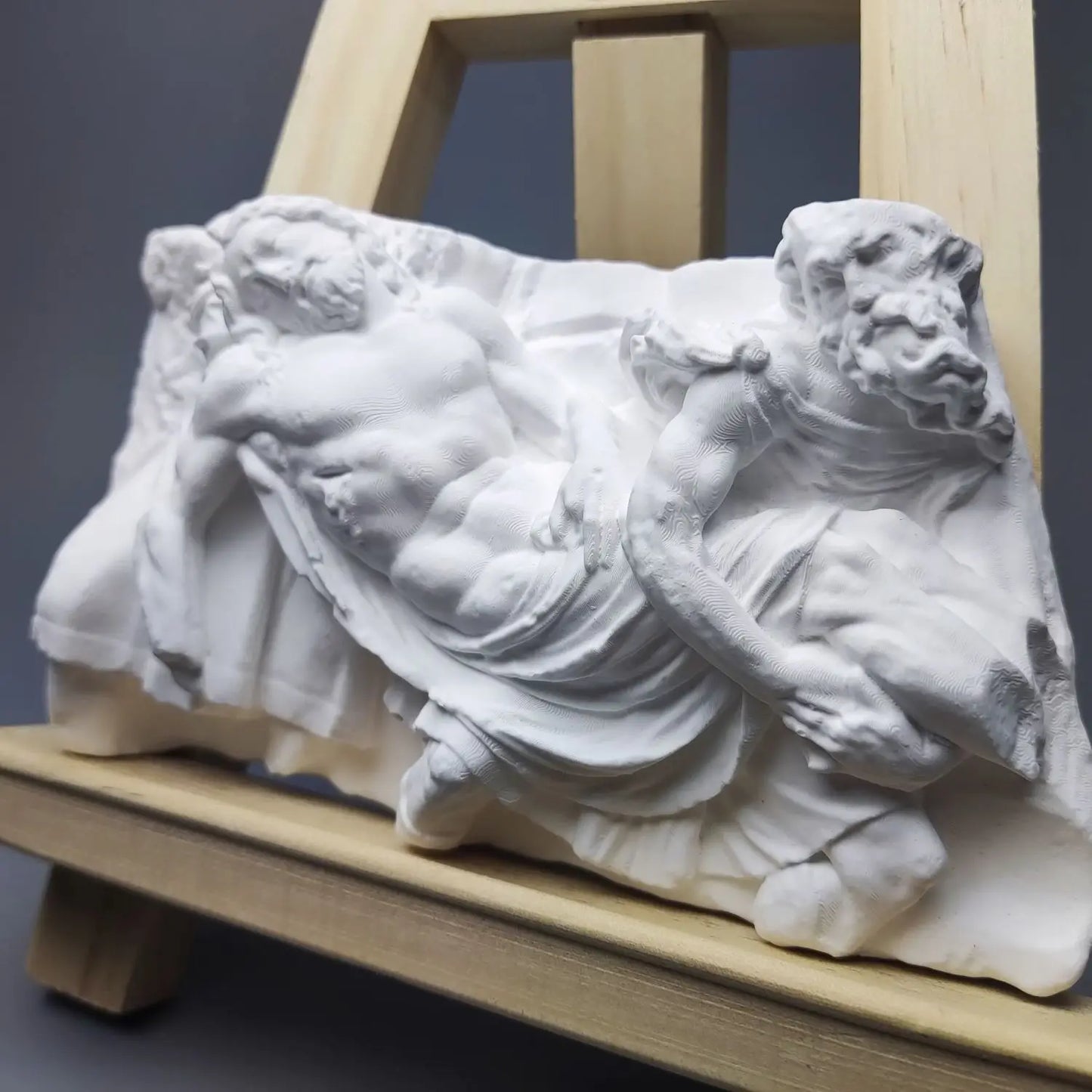 Nordic Ins Portrait Art Plaster Retro Relief Art Ornaments Interior Living Room Figurines Desktop Statue Light Luxury Gift