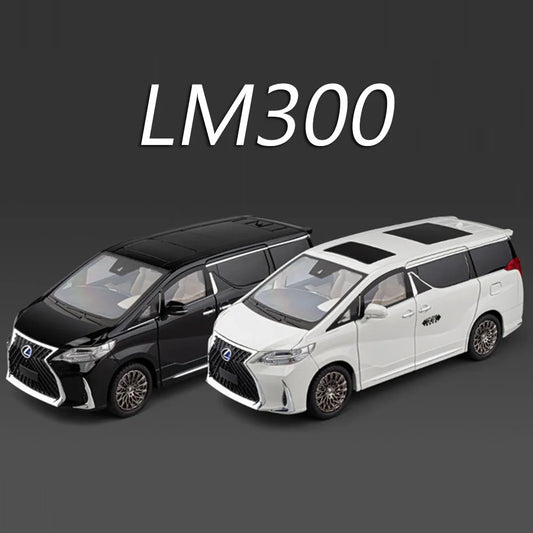 1:18 Alloy LM300 Suzuki Jimny Cars Model Diecast Toy Doors Opened MPV Wheel Pull Back Miniature Vehicle for Child Birthday Gifts