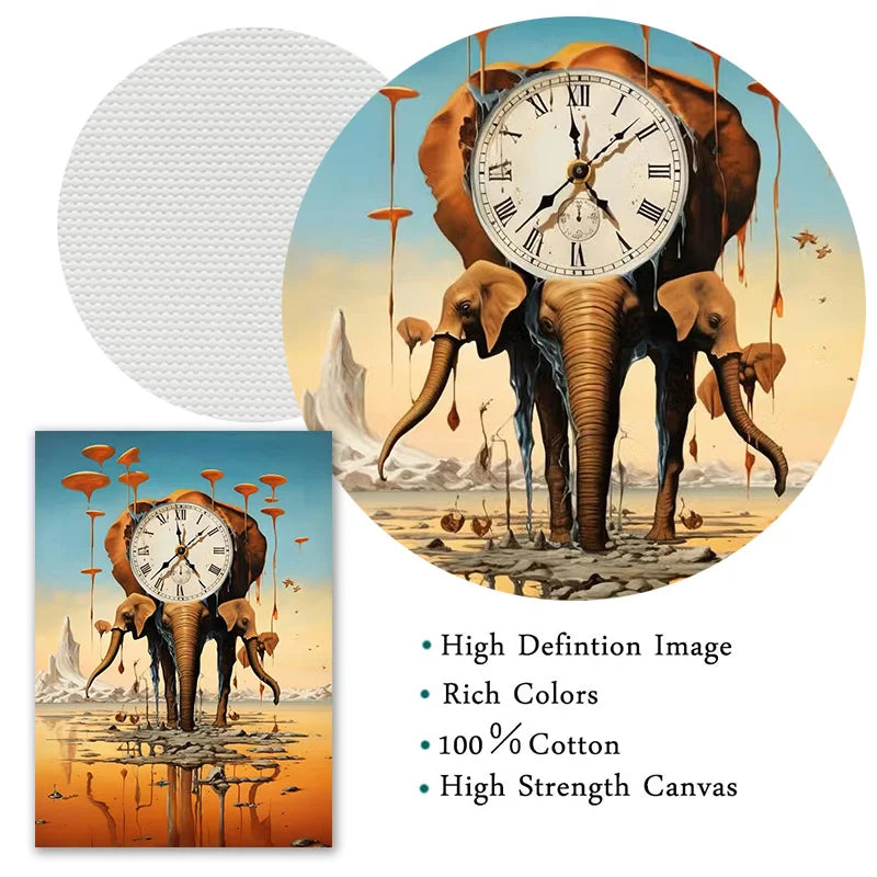 Surrealism Salvador Dali Posters and Prints Wall Art Canvas Painting Abstract Picture for Living Room Home Decoration Cuadros