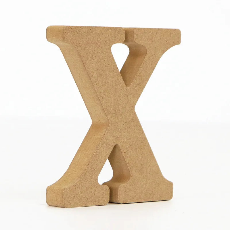 Wooden English Letters And Numbers Ornaments Wooden Crafts Diy Creative Decorative Home Decorations Personalised Name Design