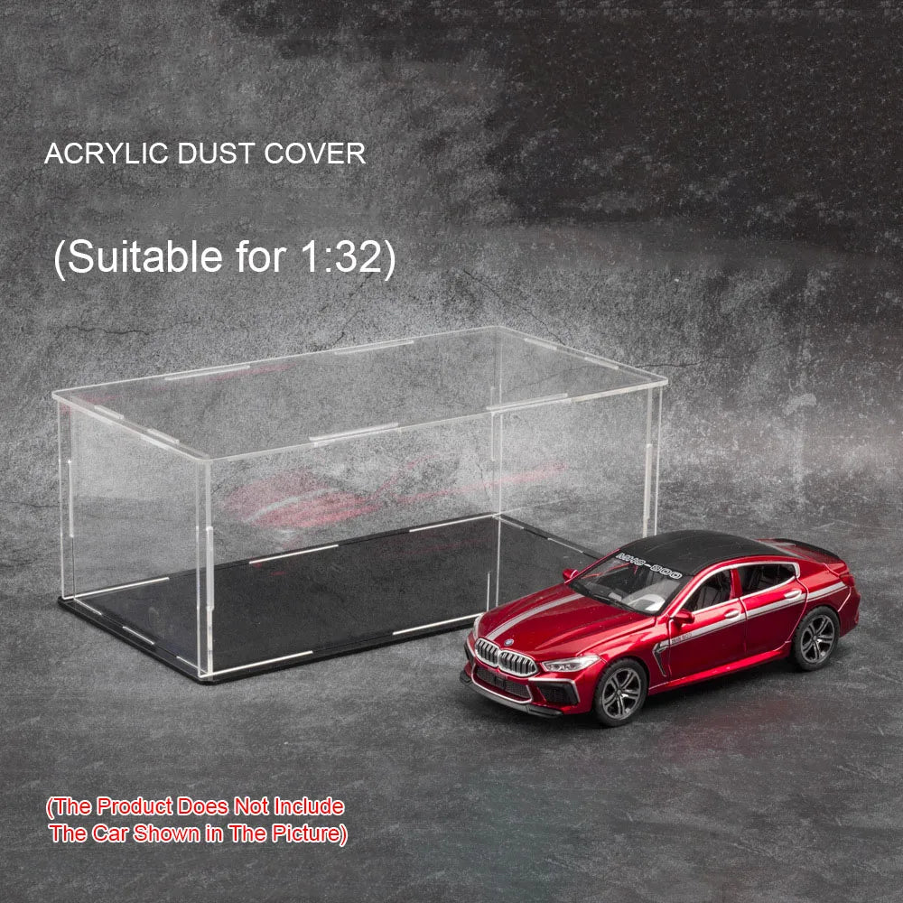 1:32 1:24 1:18 Scale Acrylic Cars Toy Model Dust Cover Transparent Storage Boxes Miniature Car Display Box Kids Adult Collection