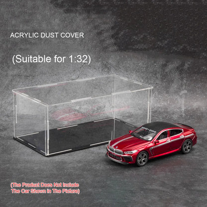 1:32 1:24 1:18 Scale Acrylic Cars Toy Model Dust Cover Transparent Storage Boxes Miniature Car Display Box Kids Adult Collection