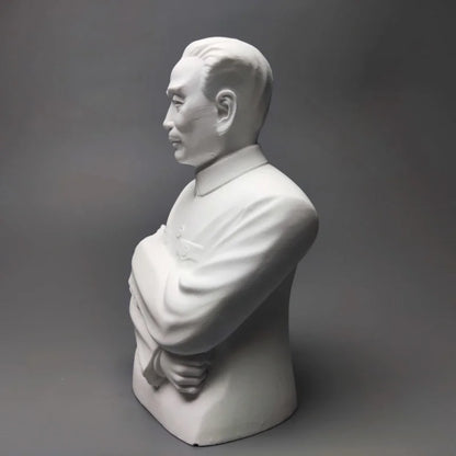 Zhou Enlai Great Man Model Plaster Figure Sculpture Art Decoration Ornaments Interior Art Living Room Figurines Desktop Decor