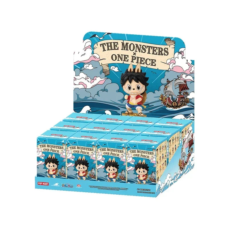 POP MART LABUBU THE MONSTERS x One Piece Series Blind Box Toys Mystery Box Mistery Action Figure Surprise Model Birthday Gift