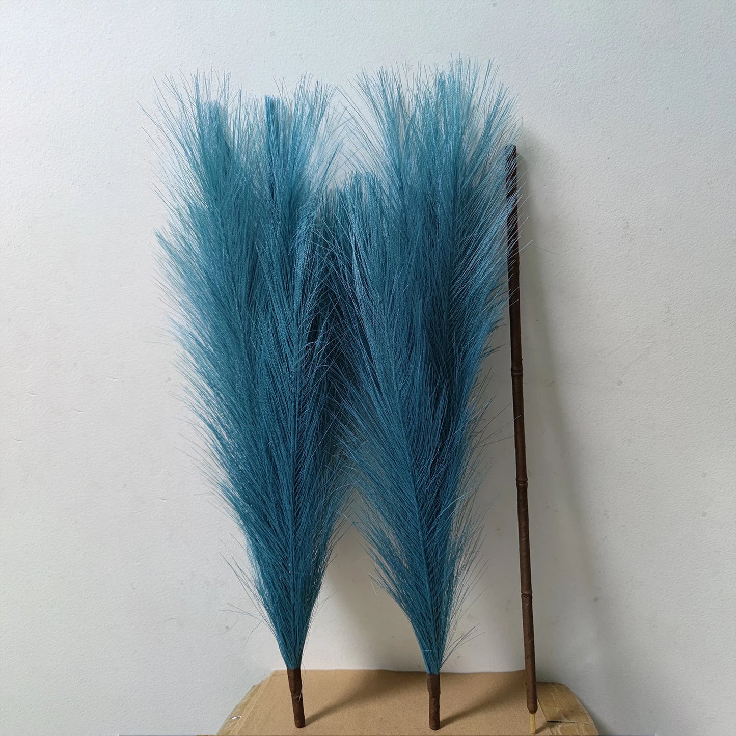 110cm Large Artificial Pampas Grass Fluffy Faux Pampas Grass For Vase Home Wedding Boho Decor Fake Flowers Plants for Decoration