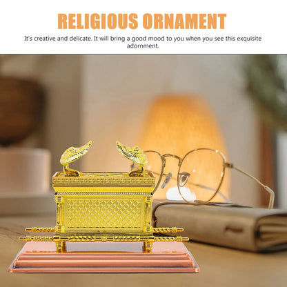 Premium Church Decor The Ark Of The Covenant Model Alloy Craft Religious Party Decoration for Home Decor Gift Option