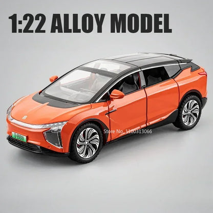 1:22 HiPhi X Rolls-Royce Wraith Alloy Cars Models Doors Opened New Energy Tram Sound Light Miniature Car Boys Collection Gifts