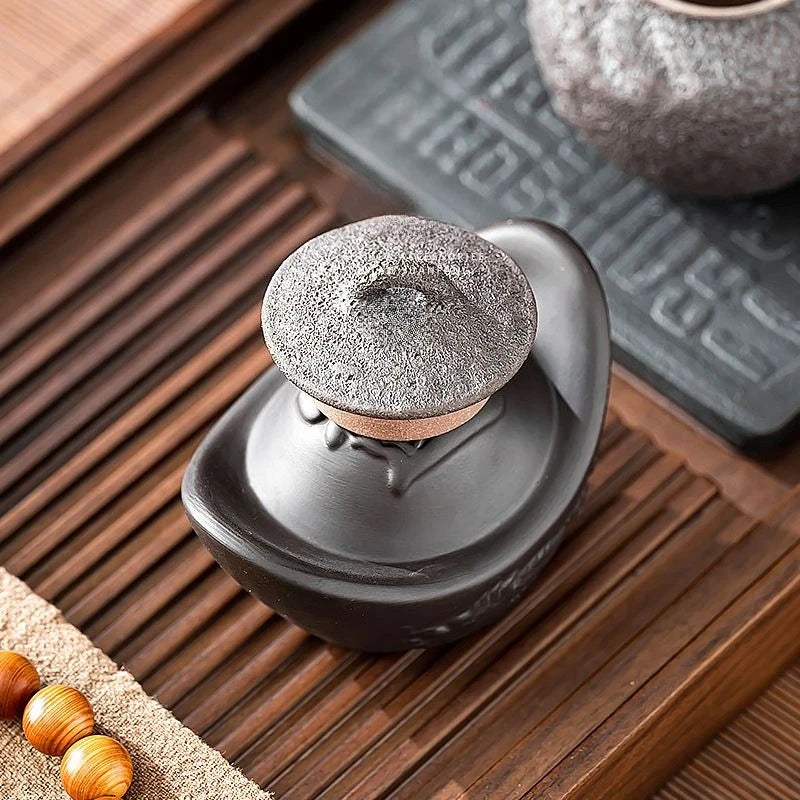High-end Teapot Cover Holder Purple Sand Xianglong Cover Tray Tea Ceremony Accessories Creative Teaware Vintage Tea Cover Holder