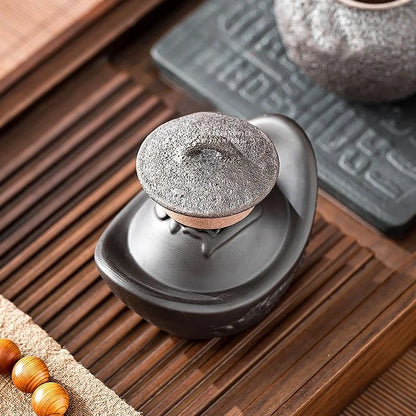 High-end Teapot Cover Holder Purple Sand Xianglong Cover Tray Tea Ceremony Accessories Creative Teaware Vintage Tea Cover Holder