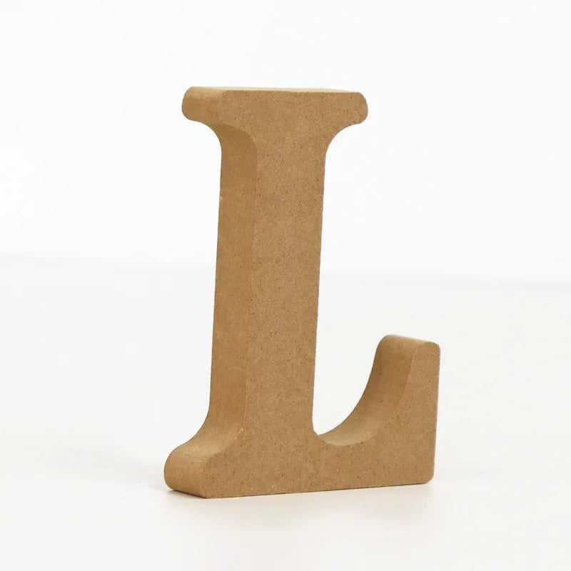Wooden English Letters And Numbers Ornaments Wooden Crafts Diy Creative Decorative Home Decorations Personalised Name Design