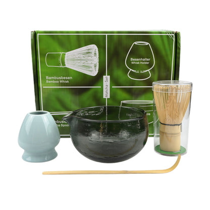 4PCS/Set Japanese-style Matcha Bowl , Spoon, Tea Whisk, Perfect Gift For Ceremony, Traditional Decoration
