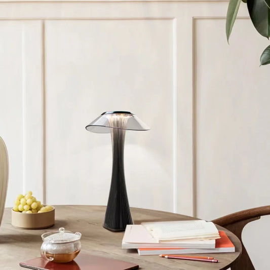 Lampe de bureau LED Rechargeable, style nordique créatif, moderne et Simple, à intensité variable, en trois couleurs, décoration de chevet, chambre à coucher, lumière d'ambiance