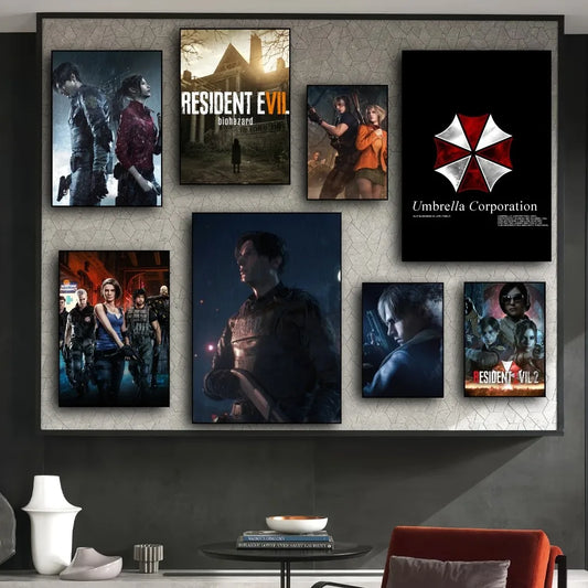 Residents Game Evil Poster Prints Wall Pictures Living Room Home Decoration
