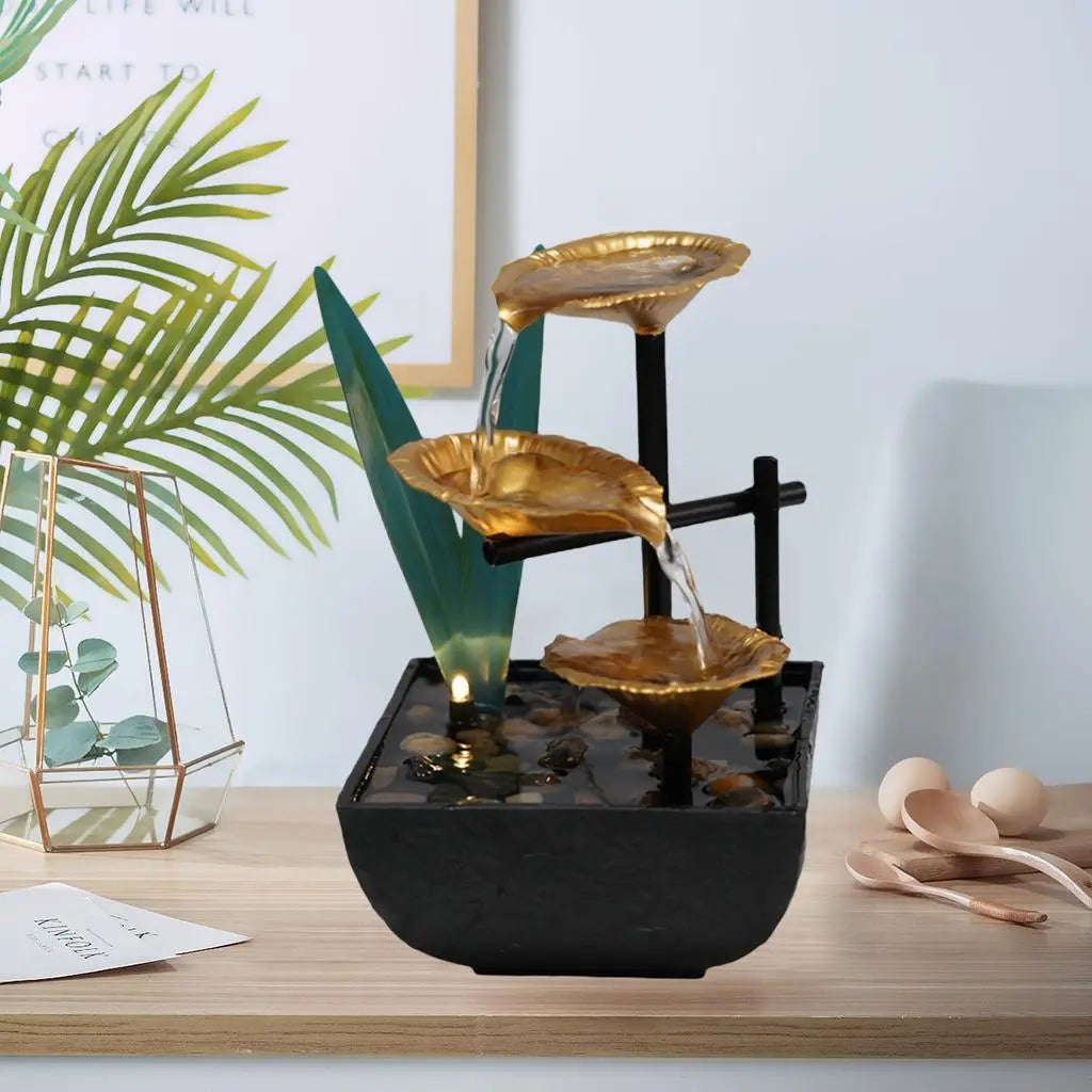 Tabletop Fountain Home Decor  Waterfall Feature for Living Room Gifts