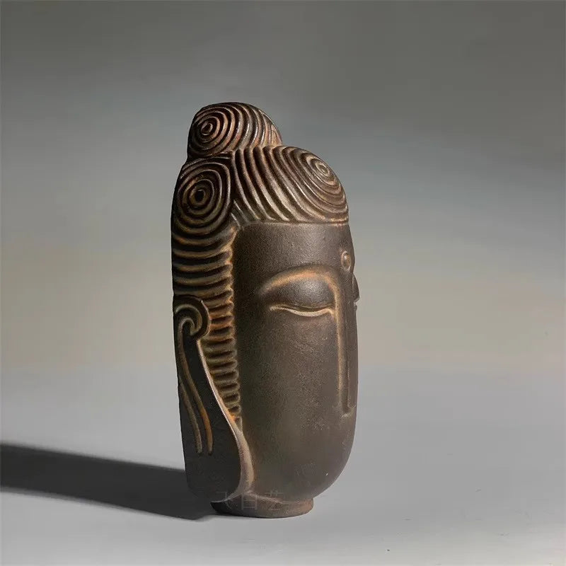 Chinese-Style Home Desk Ornaments Buddha Courtyard Landscape Garden Tablescape Decor Study Bookshelves Zen Decorations Crafts