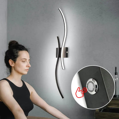 Wireless Rechargeable Battery LED Wall Lamps Wall Sconce for Bedroom 3CCT Touch Dimmable Wall Lights With Remote Control Hallway